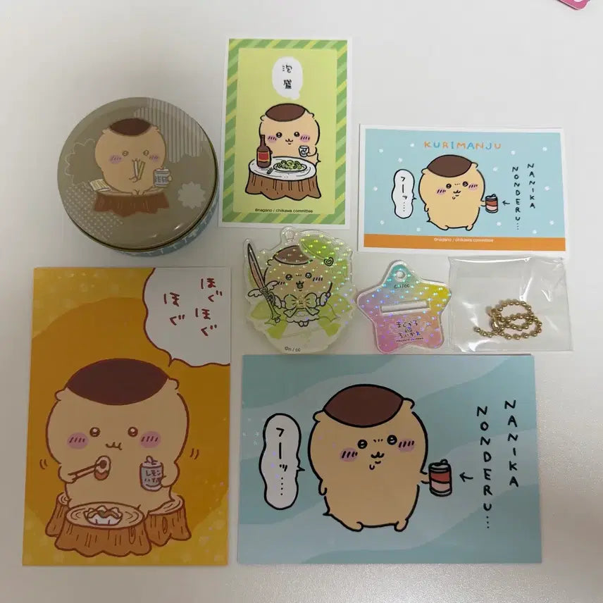 [BUNJANG] Chiikawa "Monji" Kurimanju Bundle Set / 치이카와 먼작귀 쿠리만쥬 굿즈 일괄판매