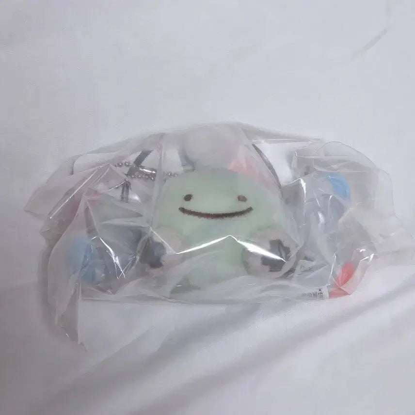 [BUNJANG] Pokemon Transformation Ditto On Coil Keyring Plush Doll / 포켓몬스터 변신 메타몽 코일 키링 인형 누이