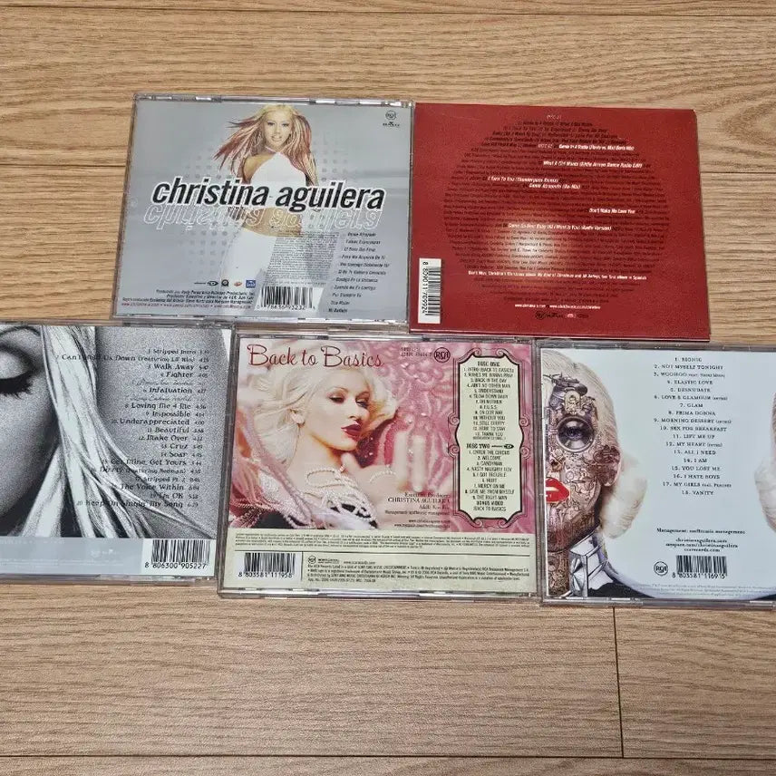 [BUNJANG] Christina Aguilera 5 Album Bundle / 크리스티나 아길레나 앨범 5장 모음