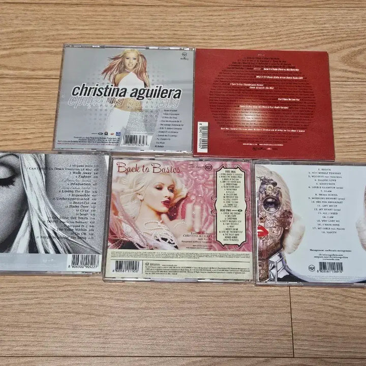 [BUNJANG] Christina Aguilera 5 Album Bundle / 크리스티나 아길레나 앨범 5장 모음