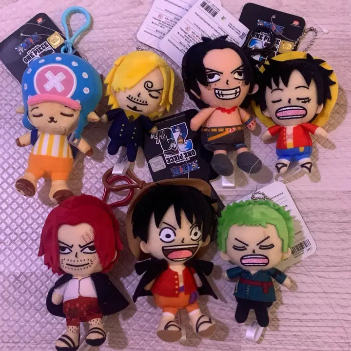 [BUNJANG] One Piece 7 Plush Doll Bundle Set / 원피스 봉제인형 7개 일괄