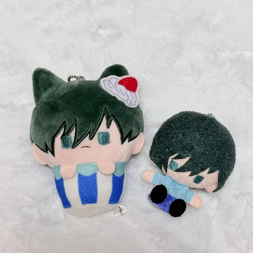 [BUNJANG] Blue Lock Isagi Yoichi Isagi Yoichi Cupcake Tapioca Flash Plush Doll Set / 블루록 이토시 린 컵케이크 타피오카 플래쉬 플래시 누이 인형 일괄