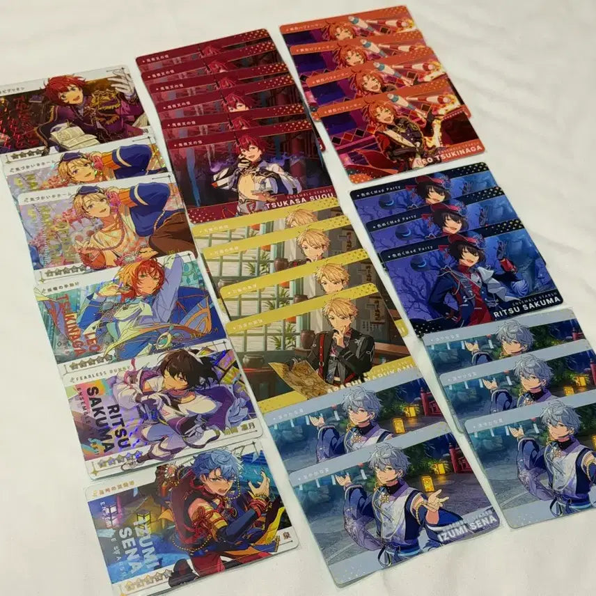 [BUNJANG] Ensemble Stars! Carddas Knights Complete Set (Rare &amp; Normal) - Tsukasa, Arashi, Leo, Ritsu, Izumi / 앙스타 카드다스 나이츠 레어 노멀 컴플리트 세트 일괄 츠카사 아라시 레오 리츠 이즈미