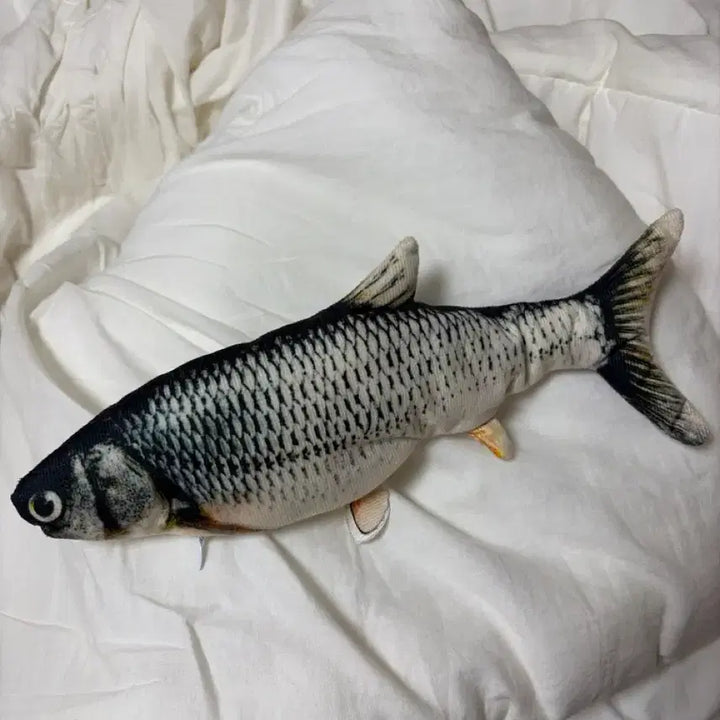 [BUNJANG] Mackerel Fish Plush Pouch / 고등어 생선 인형 파우치