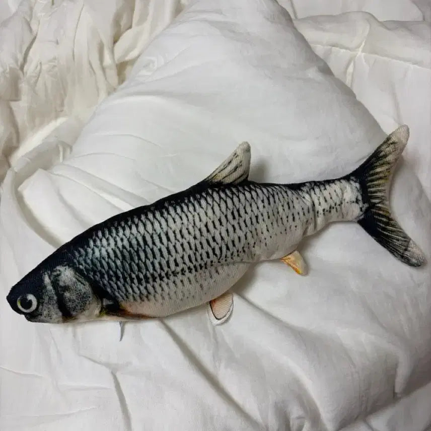 [BUNJANG] Mackerel Fish Plush Pouch / 고등어 생선 인형 파우치