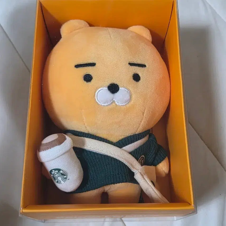 [BUNJANG] Ryan Starbucks Plush Doll / 라이언 스타벅스 인형