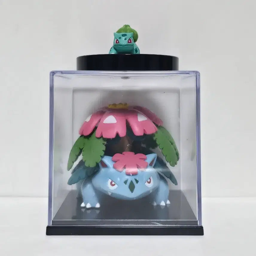 [BUNJANG] Pokemon 1:40 Scale Diorama Bulbasaur &amp; Mega Venusaur Figure Set / 약간 네고 가능)포켓몬스터 1:40 입체도감 이상해씨,메가 이상해꽃 피규어
