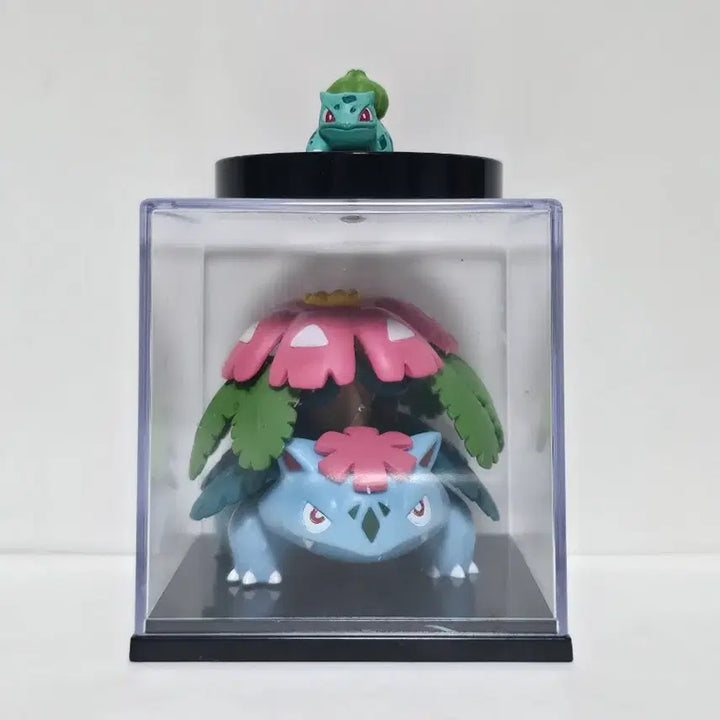 [BUNJANG] Pokemon 1:40 Scale Diorama Bulbasaur &amp; Mega Venusaur Figure Set / 약간 네고 가능)포켓몬스터 1:40 입체도감 이상해씨,메가 이상해꽃 피규어