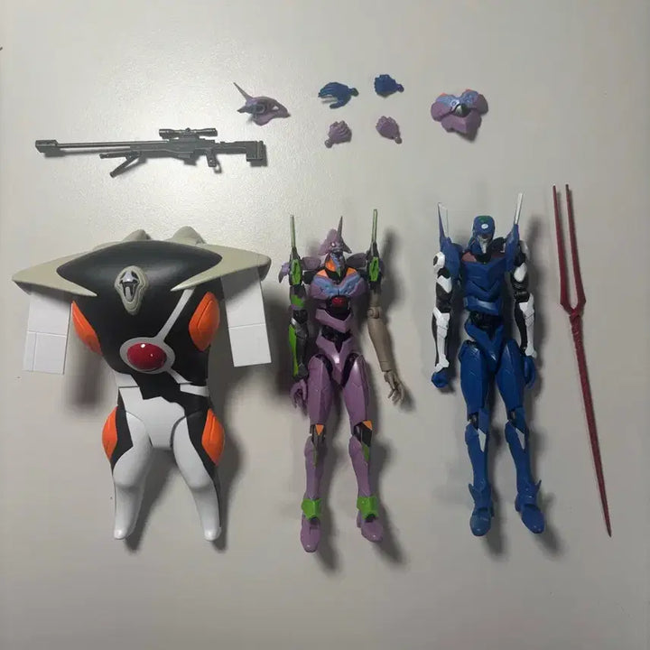 [BUNJANG] Evafram + Blocky Evangelion Unit-01 Figure Bundle / 꿀매물 에바프레임+(블로키 서비스)