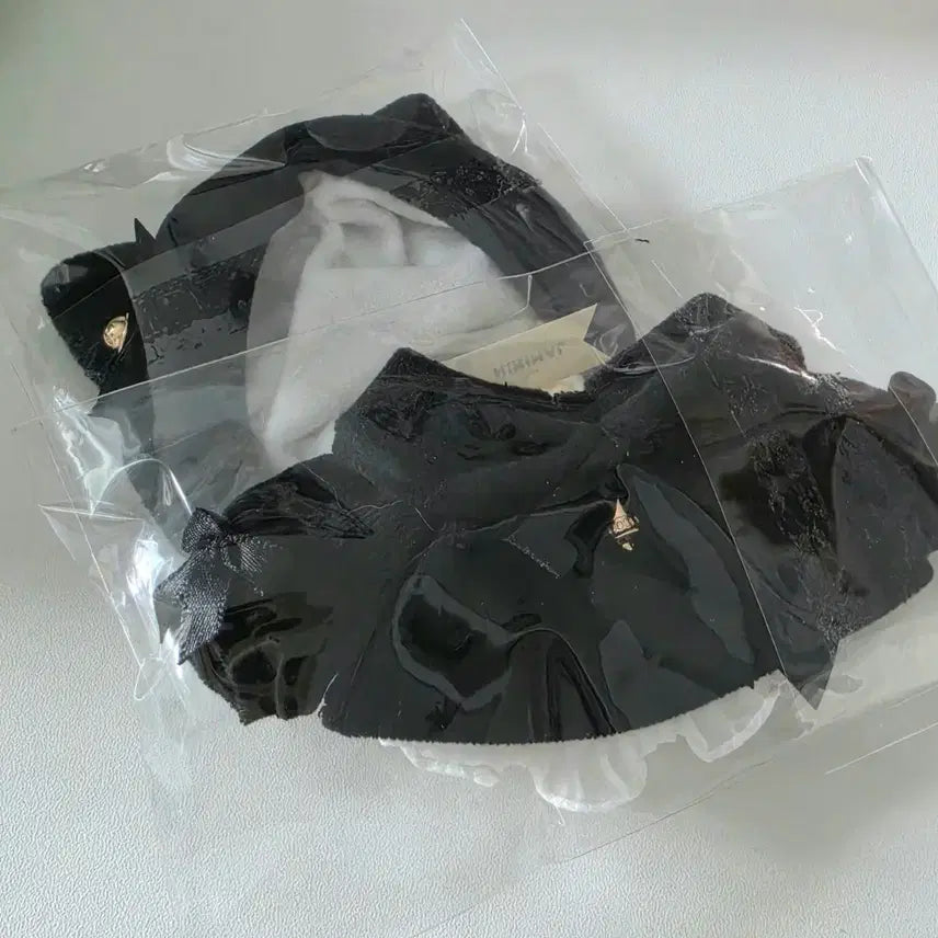 [BUNJANG] 10cm Ninimal Fluffy Cat Black Doll Clothes / 10cm 니니멀 플러피캣 블랙 인형옷 판매 국내옷장