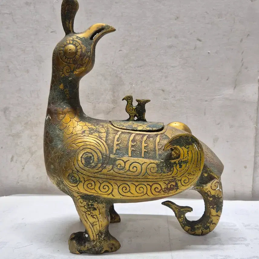 [BUNJANG] Antique Bronze Interior Decor (No. 201) / [도자기공주골동품] 연대감 있어보이는 동 (201번) 인테리어소품+++ (당)