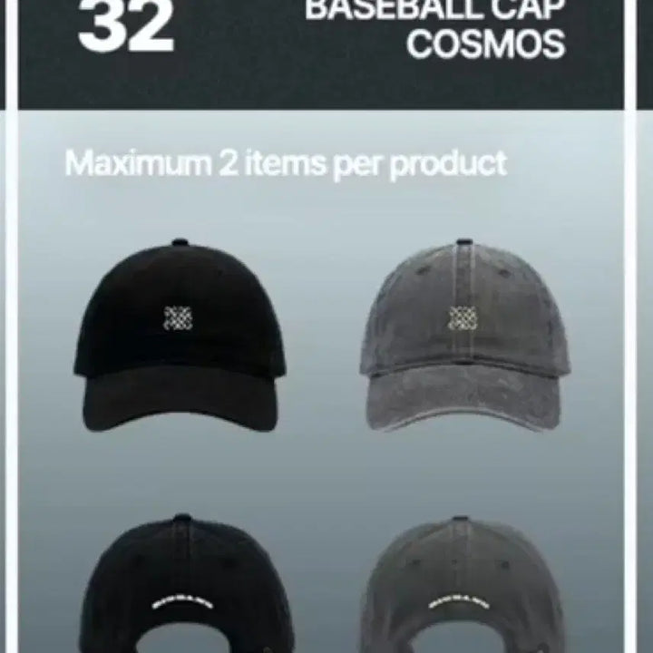 [BUNJANG] BIGBANG 20th Anniversary Cosmos Ball Cap Charcoal / 빅뱅 20주년 기념 코스모스 볼캡 (빅뱅 전시회 한정 md)