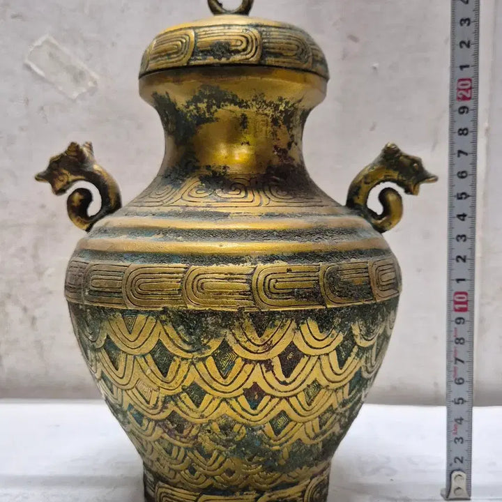[BUNJANG] Antique Bronze Interior Decor Item / [도자기공주골동품] 연대감 있어보이는 동 (202번) 인테리어소품+++ (당)