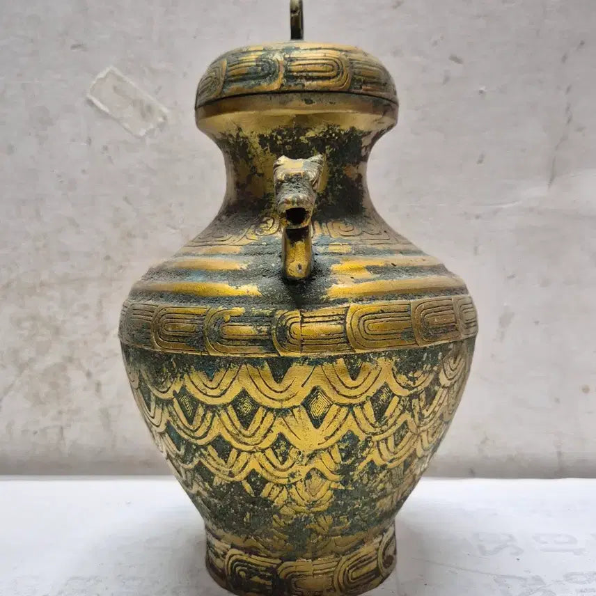 [BUNJANG] Antique Bronze Interior Decor Item / [도자기공주골동품] 연대감 있어보이는 동 (202번) 인테리어소품+++ (당)