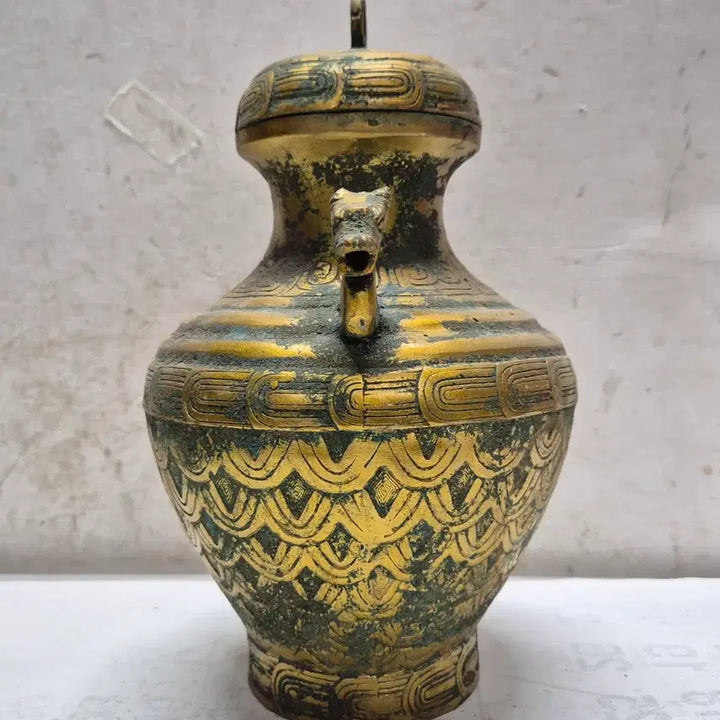 [BUNJANG] Antique Bronze Interior Decor Item / [도자기공주골동품] 연대감 있어보이는 동 (202번) 인테리어소품+++ (당)