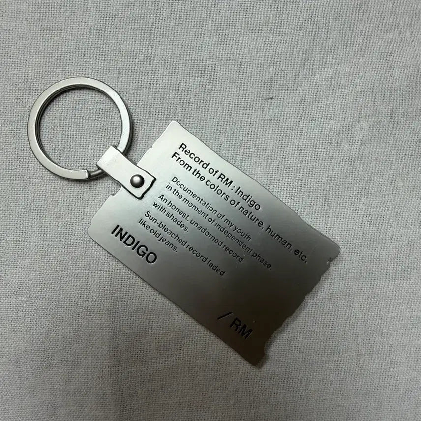 [BUNJANG] BTS RM Indigo Keychain / RM Indigo 키링