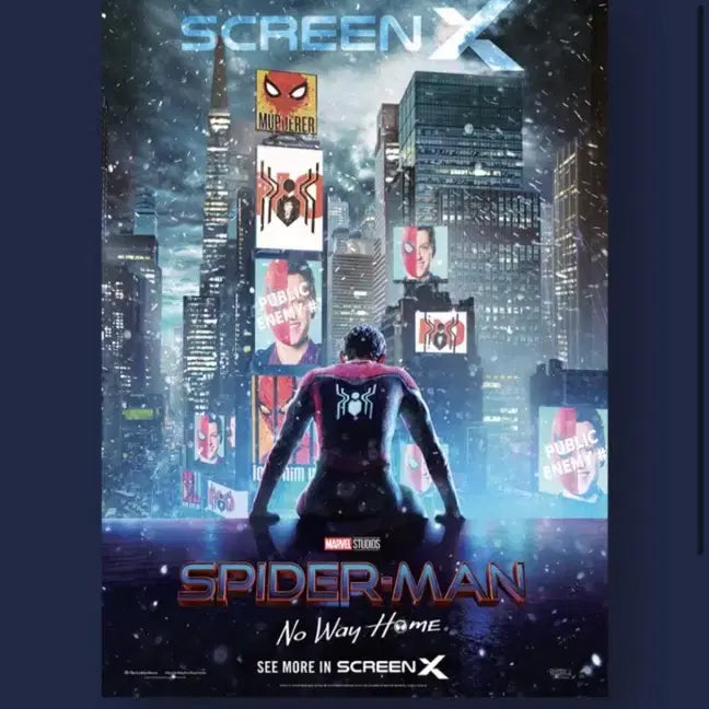 [BUNJANG] Spider-Man: No Way Home ScreenX Poster / (구매글) 스파이더맨 노웨이홈 스크린엑스 포스터
