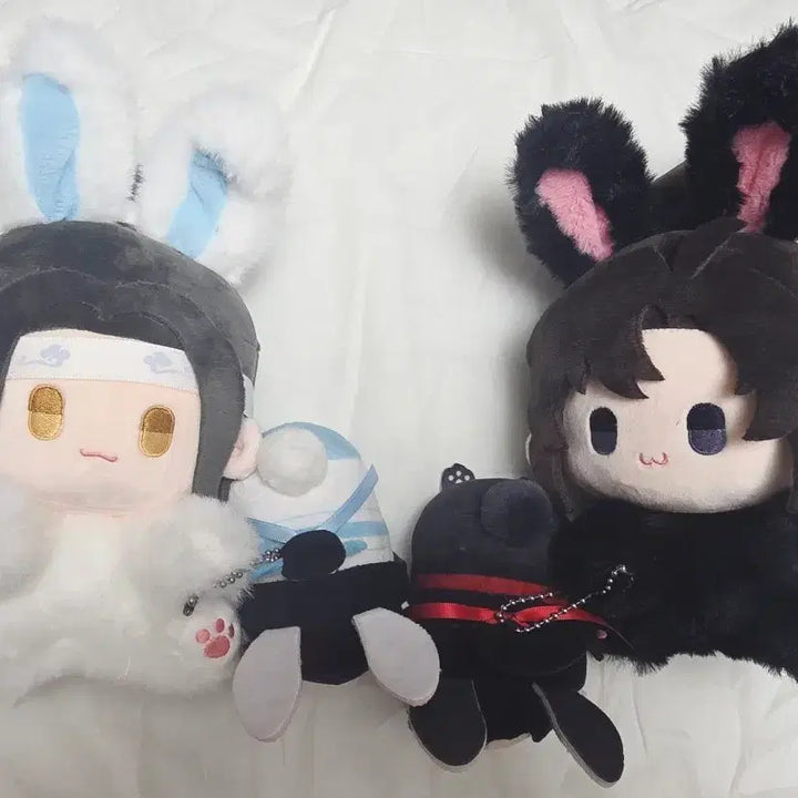 [BUNJANG] Mo Dao Zu Shi Wangxian Rabbit Plush Set / 마도조사 망기무선 토끼인형15cm &amp; 모찌 일괄양도