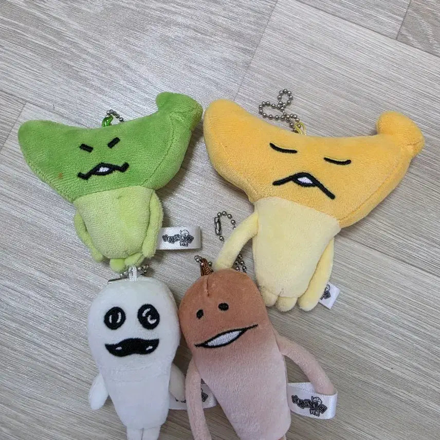 [BUNJANG] Nameko Doll Keyring Bundle Set / 나메코 인형 키링 일괄판매.