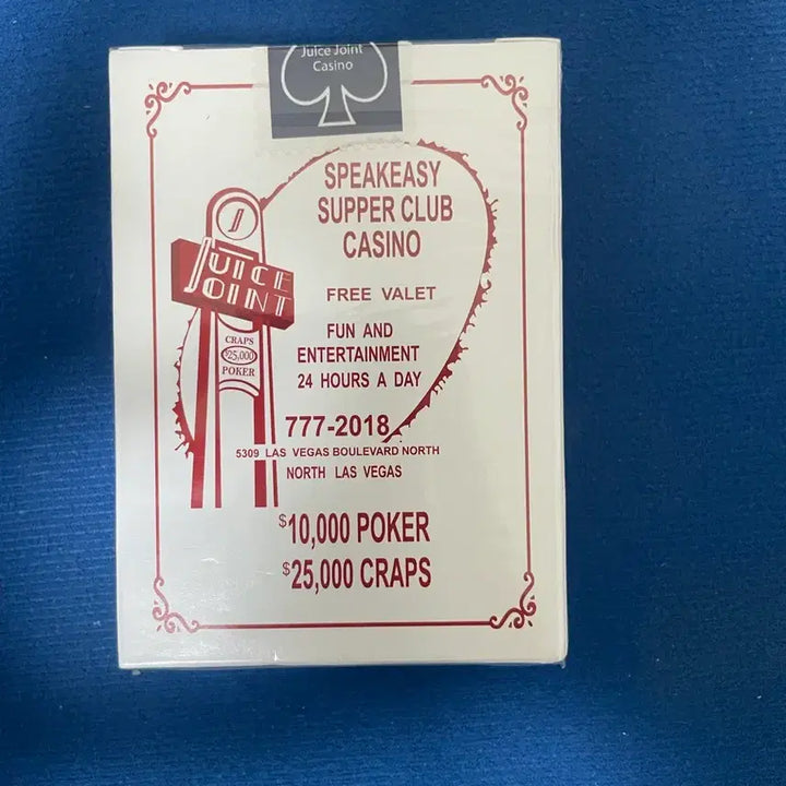 [BUNJANG] Juice Joint Casino Card / Juice Joint 카 지 노 카드
