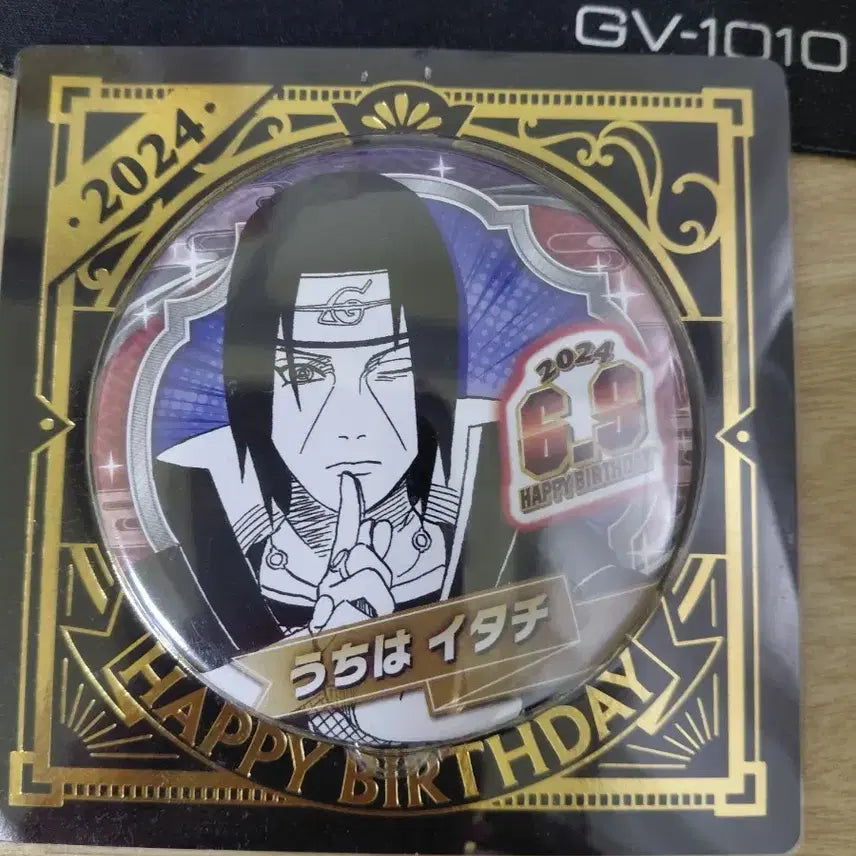 [BUNJANG] 2024 Itachi Birthday Can Badge / 2024 이타치 생일 캔뱃지
