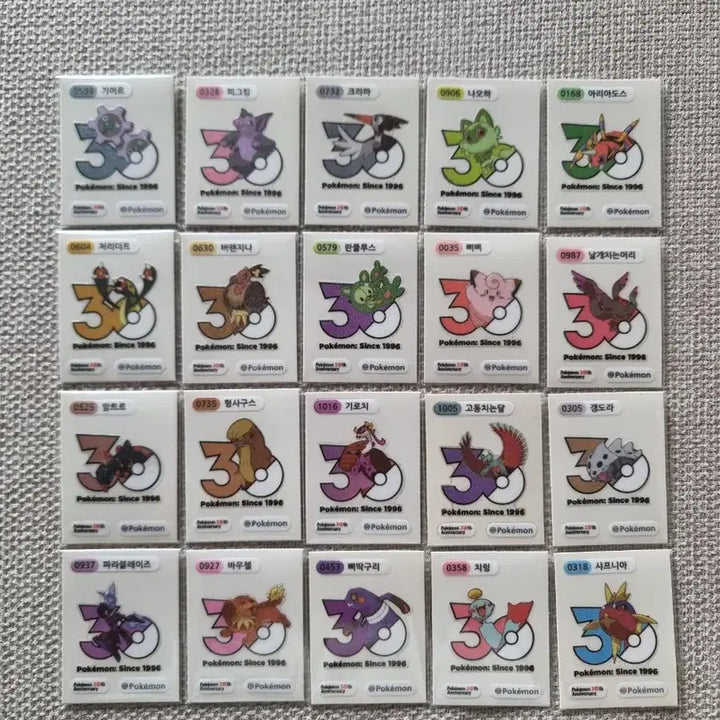 [BUNJANG] Pokemon Stickers 1013 - 0318 Bundle Set / 포켓몬띠부씰1013 일괄판매합니다