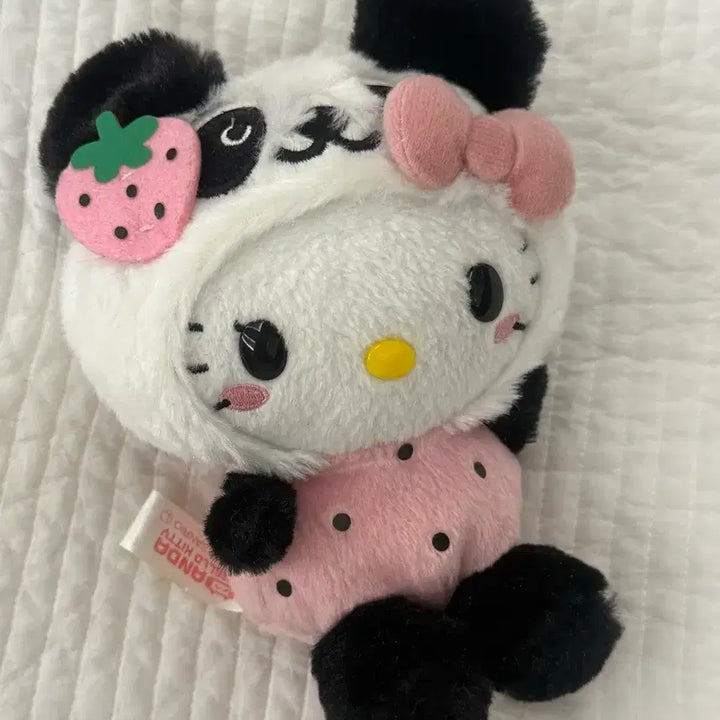 [BUNJANG] Sanrio Hello Kitty Ichigo Panda Plush / 산리오 헬로키티 이치고판다 인형