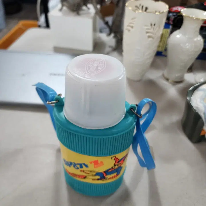 [BUNJANG] Mazinger Z Atom Water Bottle (National) / 미사용 마징가제트 아톰 물통 내쇼날 국민학생