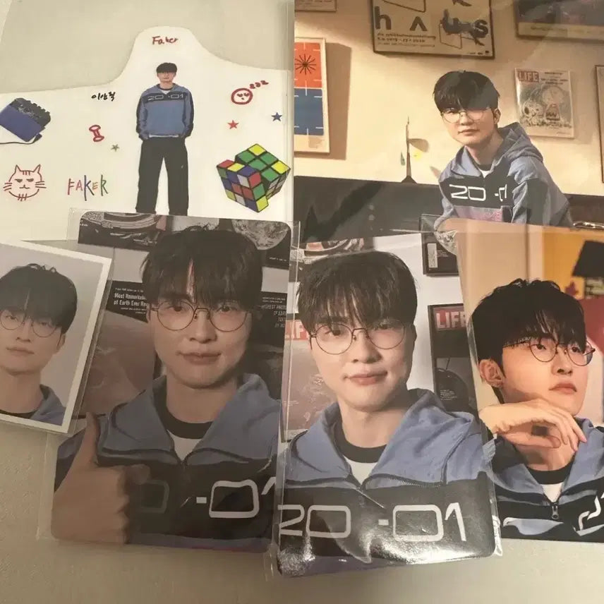 [BUNJANG] T1 Faker Split Set Calendar Dopa Pekka Unit Cut / T1 해피 티원 페이커 분철