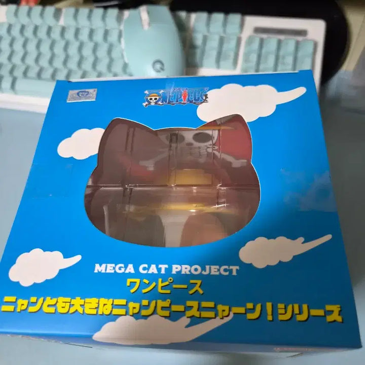 [BUNJANG] MegaHouse One Piece Mega Cat Project Monkey D. Luffy Figure / 메가하우스 원피스 메가 고양이 프로젝트 몽키 D 루피 피규어 냥피스