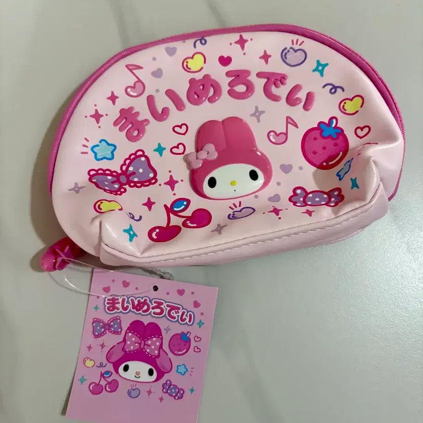 [BUNJANG] My Melody School Collection Pouch / 마이멜로디 스쿨 컬렉션 파우치 새상품