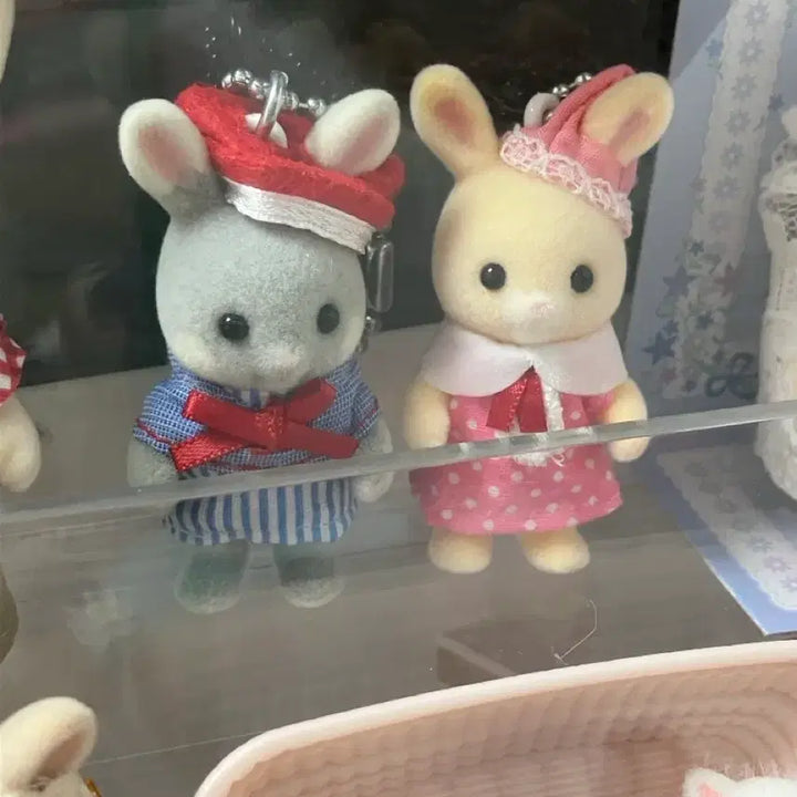 [BUNJANG] Sylvanian Families Hanazono Rabbit Keychain / 실바니안 하나조노 토끼 키링