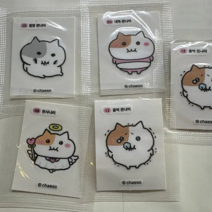 [BUNJANG] Ttabong Bread Sticker / 쫀냐미 띠부씰