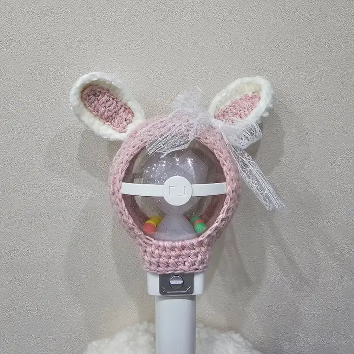 [BUNJANG] Pink Cover Ribbon Pouch / 뽑봉 핑크커버