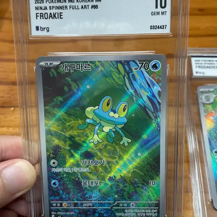 [BUNJANG] Mega Sceptile SAR Consecutive Illustration Numbered Card / 메가개굴닌자 sar brg10 연속일러 연번 판매