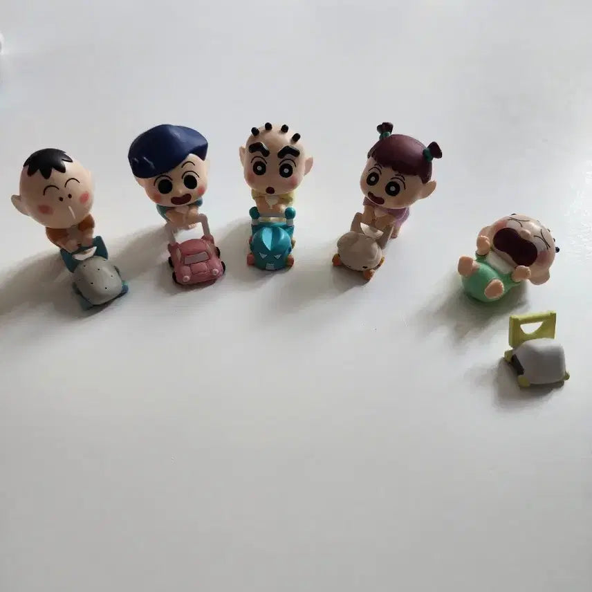 [BUNJANG] Crayon Shin-chan Baby Stroller Gacha Full Set / 짱구 베이비 유모차 가챠 5종풀셋