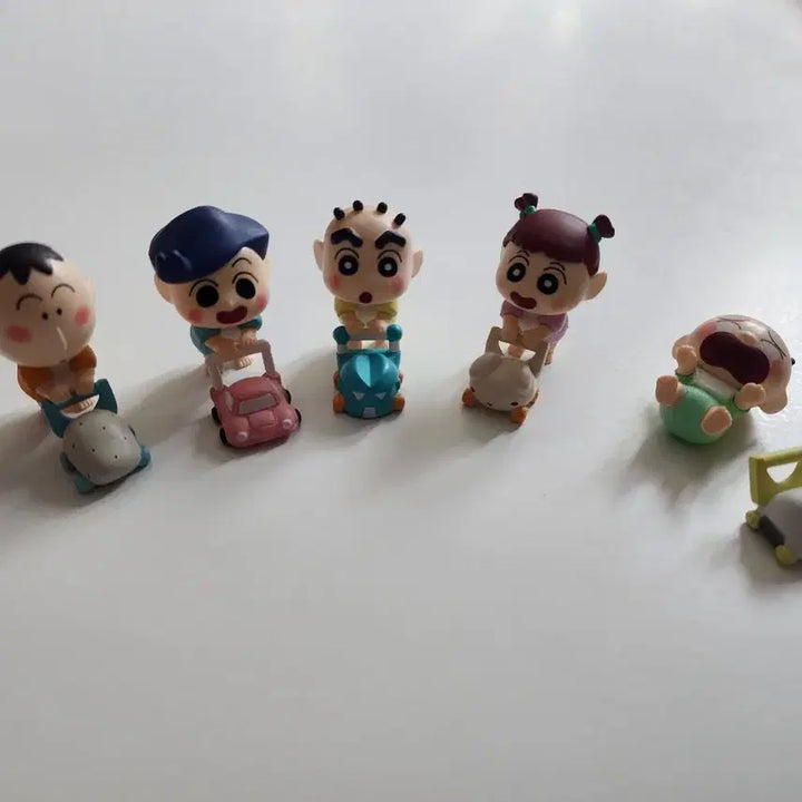 [BUNJANG] Crayon Shin-chan Baby Stroller Gacha Full Set / 짱구 베이비 유모차 가챠 5종풀셋