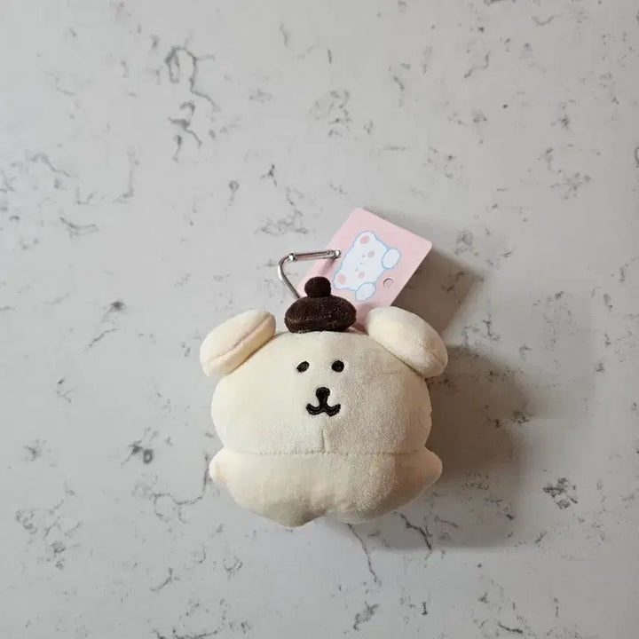 [BUNJANG] Nongdamgom x Pompompurin Mini Keyring Plush / 농담곰 폼폼푸린 미니 키링 인형 새상품