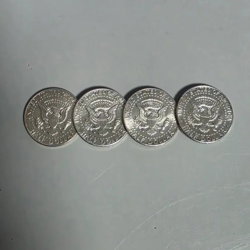 [BUNJANG] 1964 Kennedy 90% Silver Half Dollar Coins / 케네디 1964 하프달러 은 90%