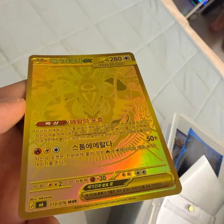 [BUNJANG] Mega Rayquaza Mur Graded Card / 메가레쿠쟈mur