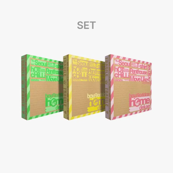 [BUNJANG] BOYNEXTDOOR HOME Repackage Standard Edition 3 Set / 보넥도 HOME 리패키지 일반반 3세트