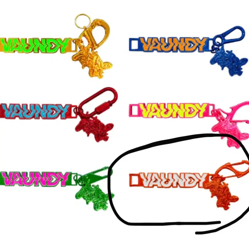 [BUNJANG] Boundy Metal Random Keyring Orange / 바운디 메탈 랜덤 키링 주황