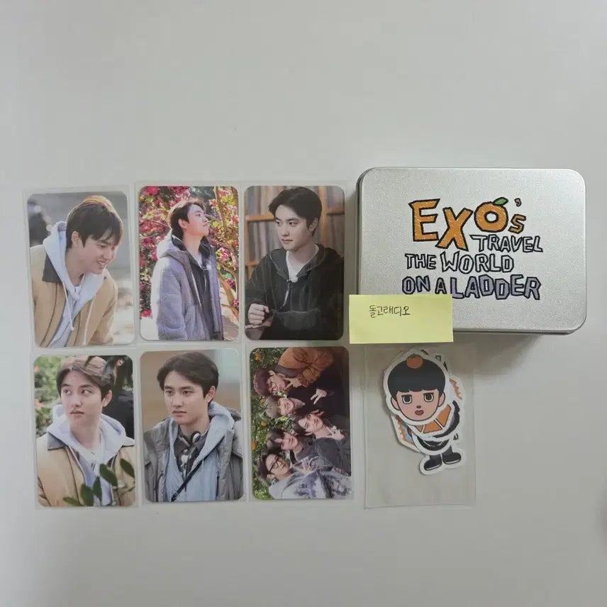 [BUNJANG] EXO D.O. Ladder Trip 5 Tin Case Set / 도경수 엑사세5 틴케이스 세트