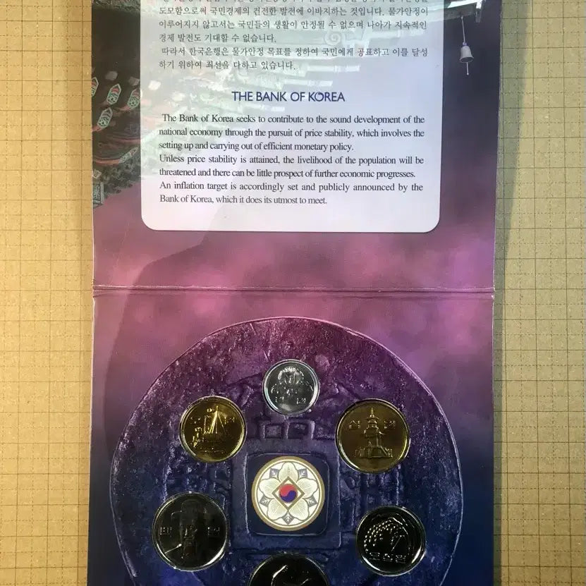 [BUNJANG] 2005 Korean Mint Set - 6 Coin Uncirculated / 2005년 한국의 주화 6종 (한국은행 민트세트)