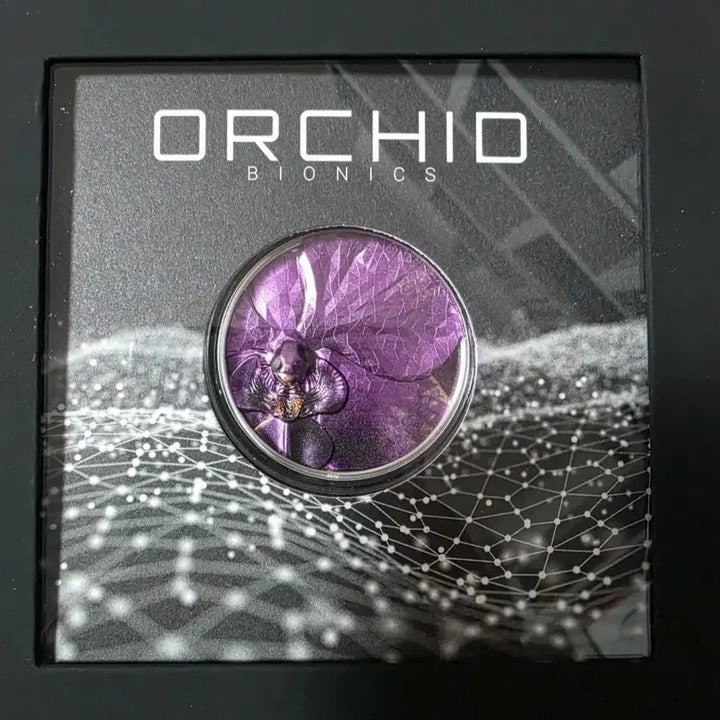 [BUNJANG] 2026 Cook Islands Orchid Color Silver Coin / 2026 쿡아일랜드 오키드 컬러 색채 은화
