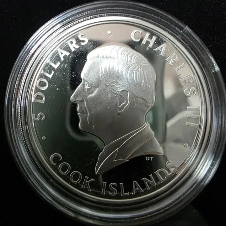 [BUNJANG] 2026 Cook Islands Orchid Color Silver Coin / 2026 쿡아일랜드 오키드 컬러 색채 은화