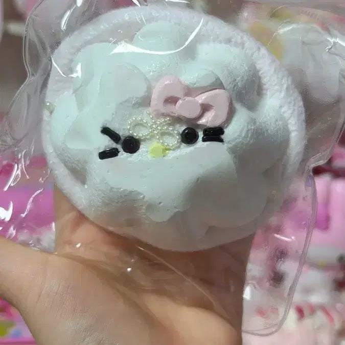 [BUNJANG] Kawaii Kitty Handmade Squishy Charm / 샤오홍슈 키티 워터감 수제말랑이