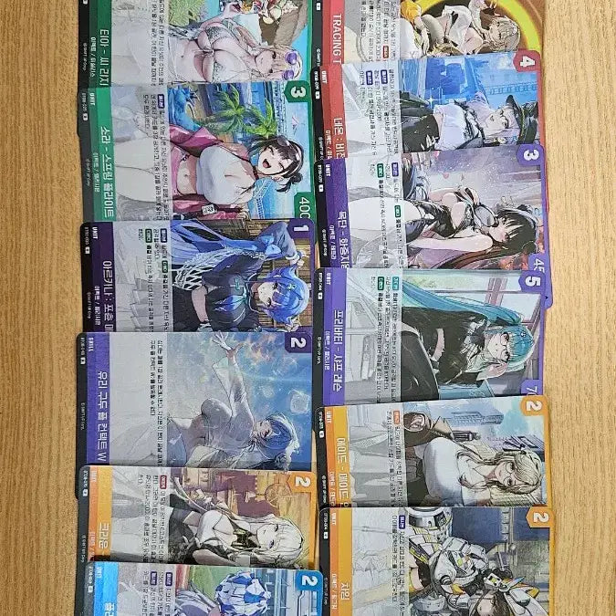 [BUNJANG] Niki 8th Series Full Set Rare Cards / 니케 8탄 전종 레어 판매합니다