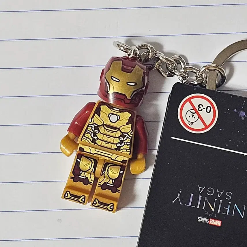 [BUNJANG] LEGO Marvel Iron Man Keychain / 레고 마블 아이언맨 키링