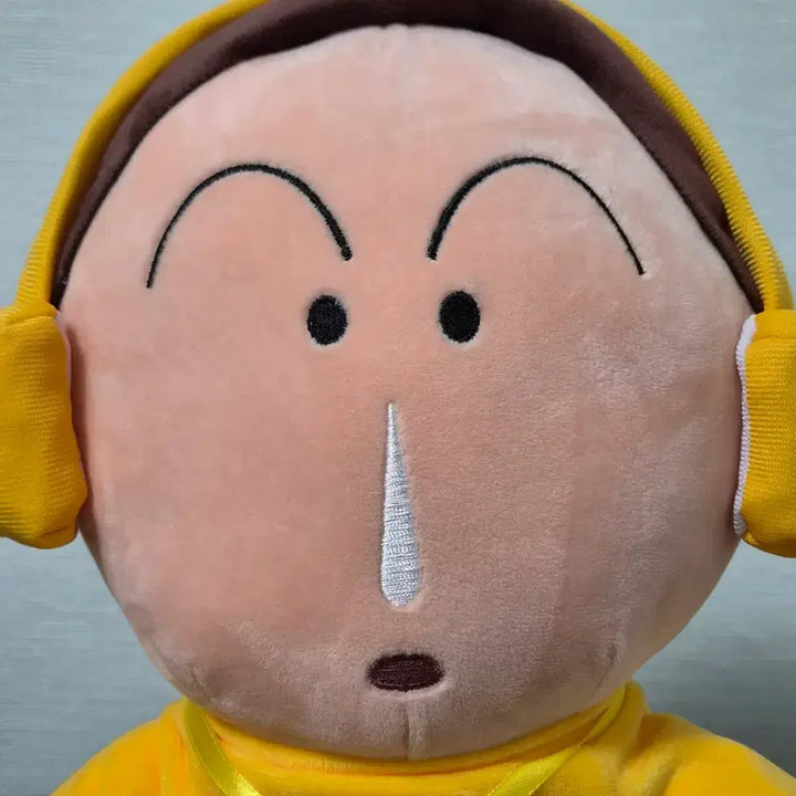 [BUNJANG] Crayon Shin-chan Large Plush Headphone Toy / [새상품/택있음] 31cm 크레용신짱 대형 인형 헤드폰 맹구